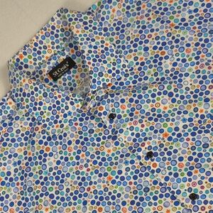 St. Croix Multicolor All Over Print Long Sleeve Button-up Mens Shirt Size 3XL 19